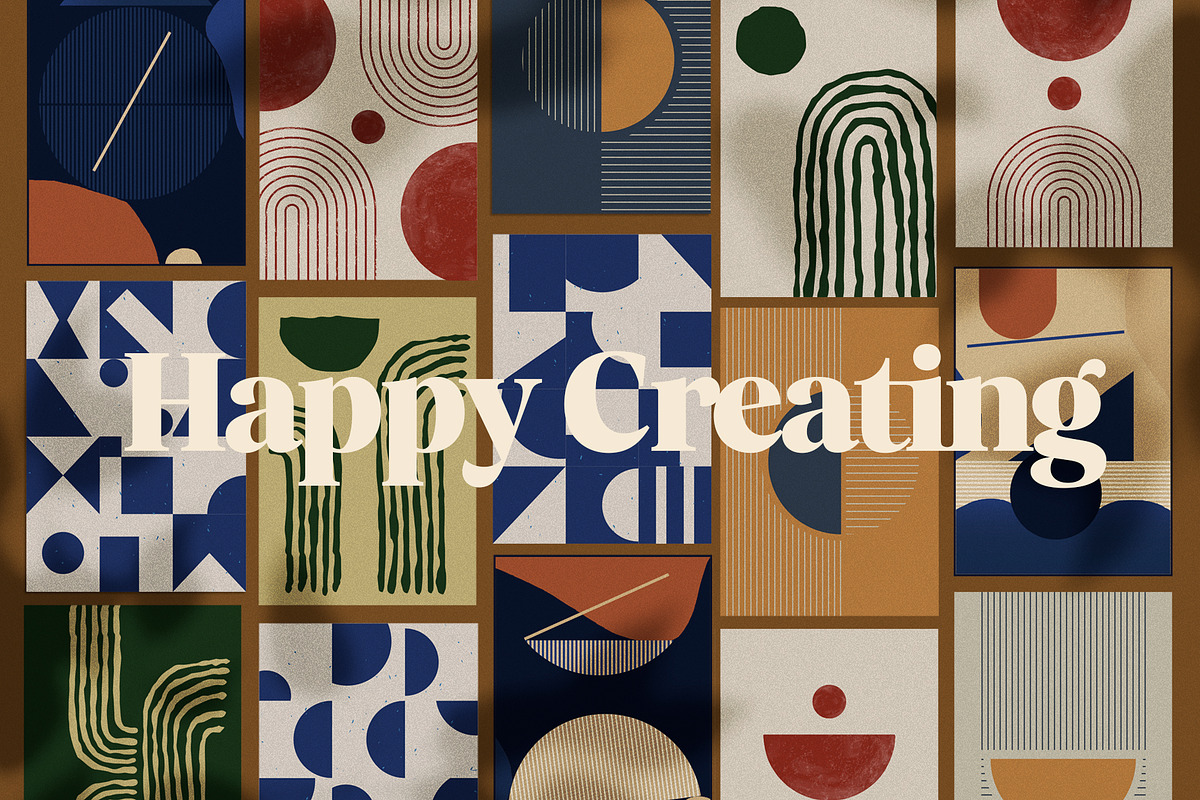 Mid-Century Posters & Retro Shapes 2, a Graphic by LEROY Design (Photo 10 of 10)