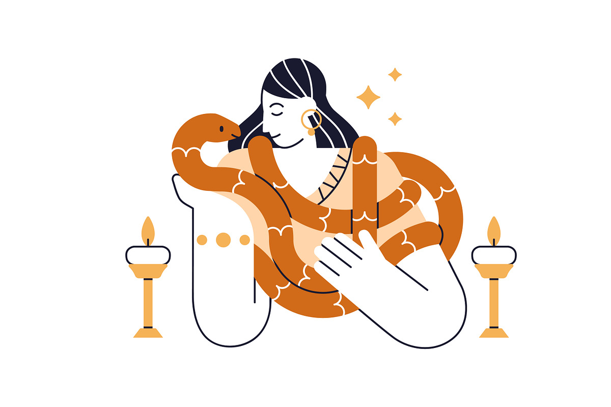 Fortune tellers or witches set, a Person Illustration by Good Studio (Photo 7 of 10)