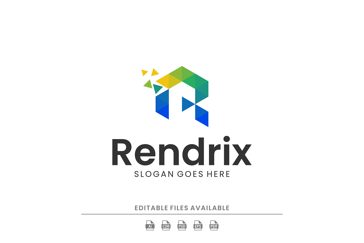 Colorful Abstract Letter R Logo, a Branding & Logo Template by Artnivora.Std