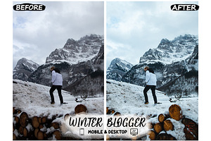 10 Winter Blogger Lightroom Presets