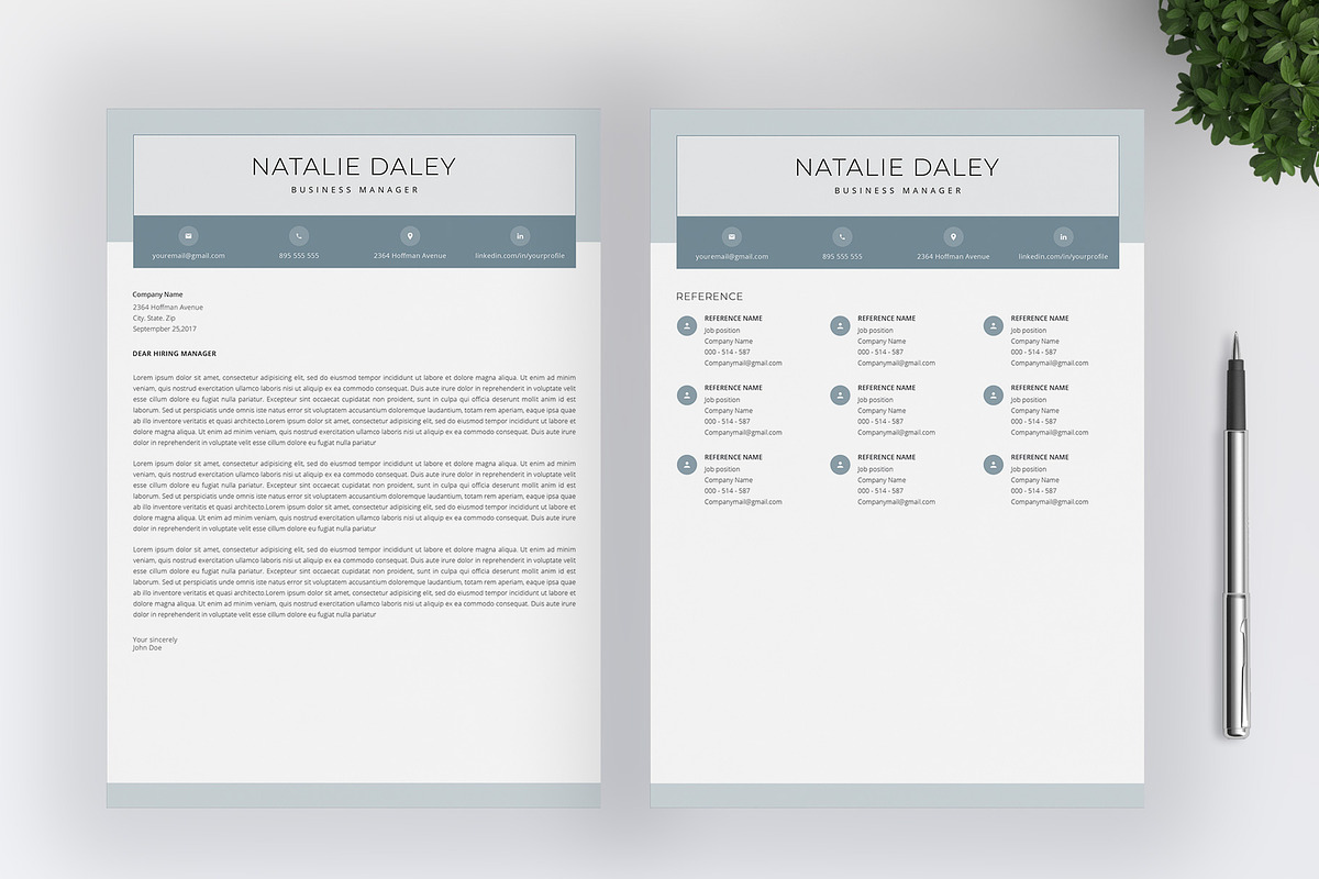 Resume Template | CV + Cover Letter, a Resume Template by SalientResume (Photo 5 of 5)