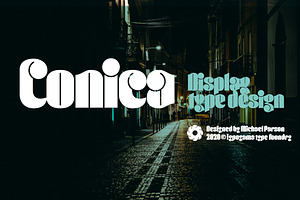 Conica, a Symbol Font by Typogama