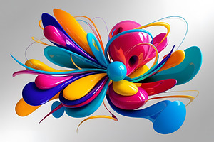 colorful bright abstract background, a Wallpaper Photo by ComfortQ