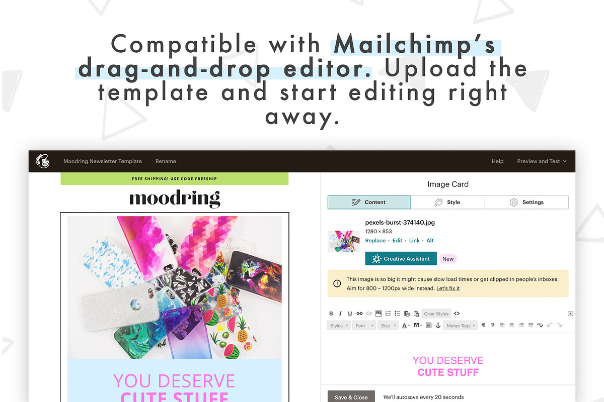 Email Newsletter Template Mailchimp, an Email Template by ltsdesigns (Photo 3 of 3)