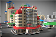 Buildings Pack, an Architecture 3D Model by Beatheart Creative Studio (Thumbnail 13 of 15)
