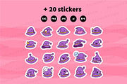 Wizard Hat Characters, a Seasonal Illustration by Palau (Thumbnail 9 of 9)
