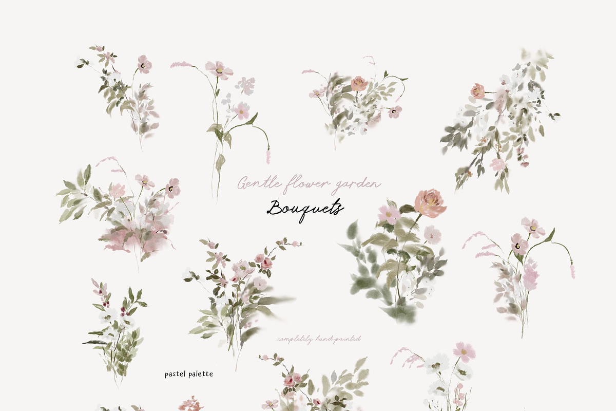 Gentle summer garden hand-painted, a Decorative Illustration by Youksy (Photo 4 of 14)