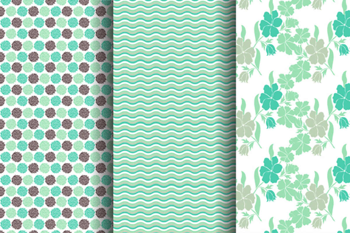 10 Floral Patterns preview 3