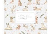 Neutral playful dogs pattern, a Pattern Graphic by Milatoo (Thumbnail 2 of 3)