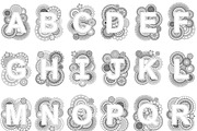 Bright Vector Mandala Fonts, an Illustration by Nataliia Toporovska (Thumbnail 6 of 6)