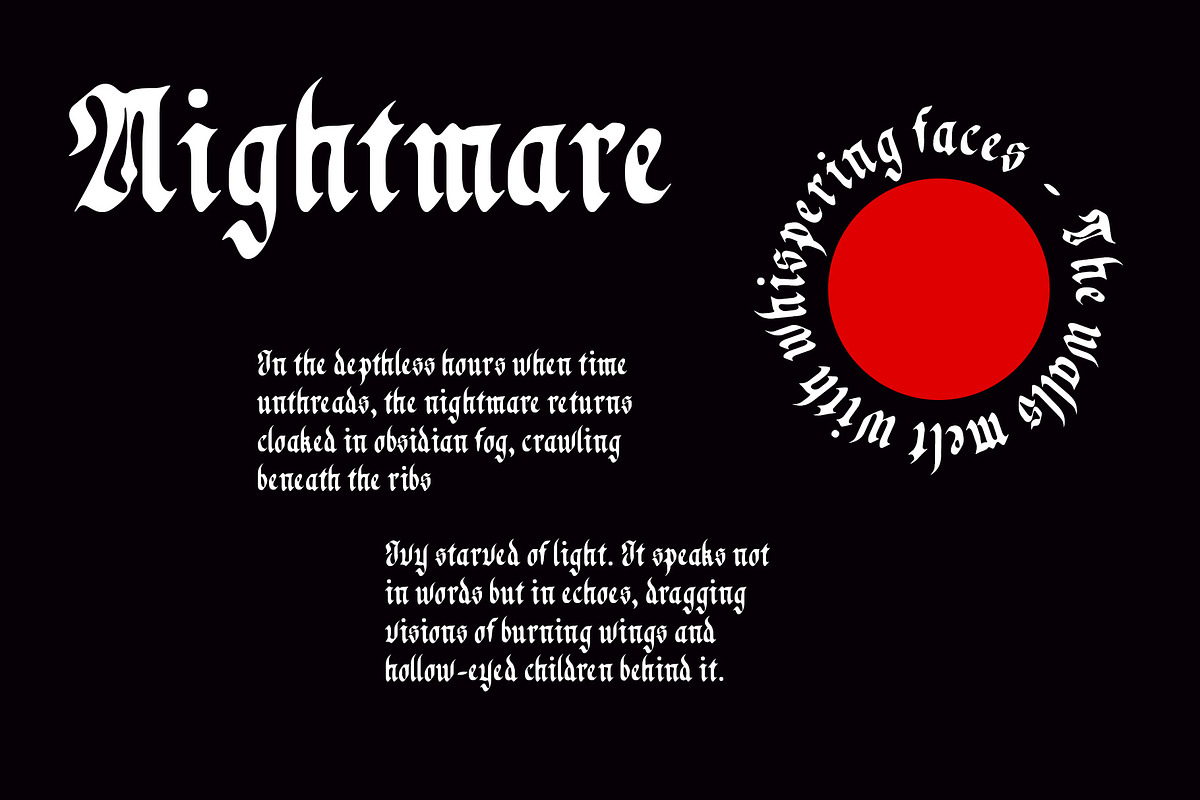 CS Canopus Drawn, a Blackletter Font by Craft Supply Co. (Photo 3 of 8)