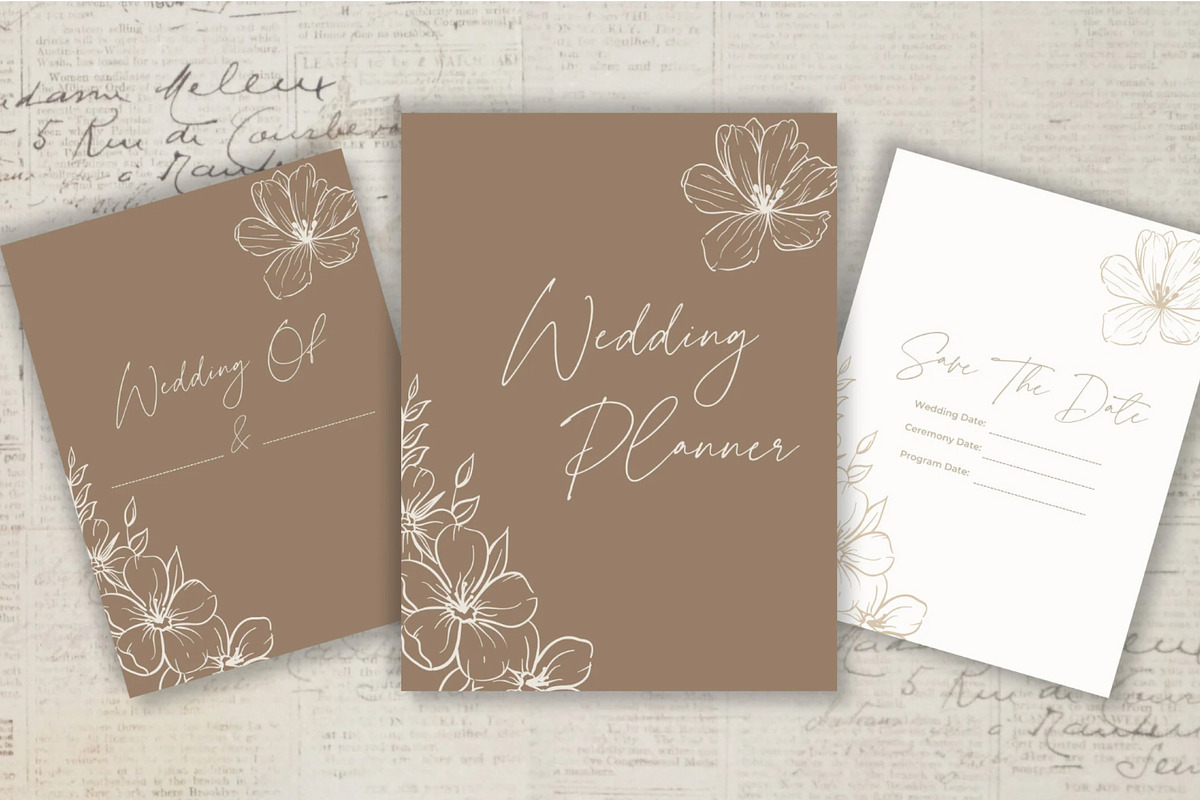 Printable Wedding Planner, a Stationery Template by Design House (Photo 3 of 18)