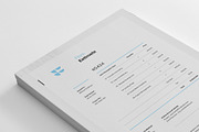 Invoice, Brief, Estimate, a Stationery Template by KreateTribe (Thumbnail 6 of 7)