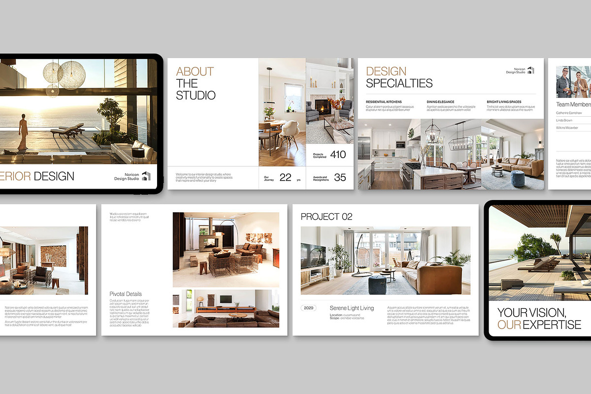 Digital Portfolio Template, a Brochure Template by BrandPacks (Photo 2 of 5)