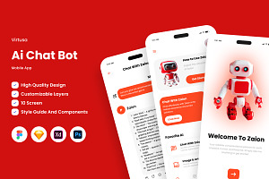 Zaion - Ai Chatbot Mobile App, an App Template by twinstd
