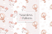 Unicorn Sweet Dreams Set, an Object Illustration by Eva Katerina (Thumbnail 4 of 8)