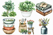 Watercolor Garden Tool Clipart, an Illustration by Libby Wishes (Thumbnail 2 of 5)