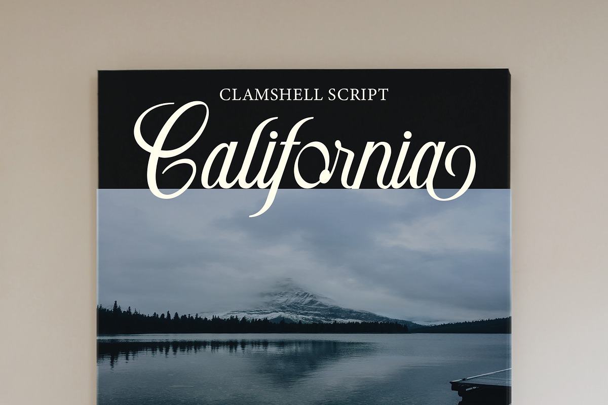 Clamshell - Modern Calligraphy, a Script Font by roomspace creative lab (Photo 7 of 15)