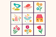 Happy Easter collection, an Animal Illustration by MoleskoStudio (Thumbnail 5 of 9)