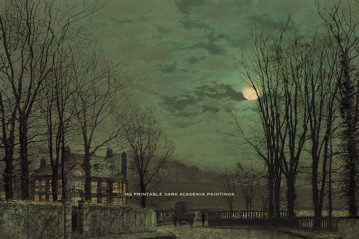 250 Dark Academia Vintage Paintings, a Person Illustration by Digital Museum (Photo 2 of 11)