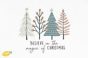 Boho Christmas Trees PNG Bundle, a Seasonal Illustration by LemonDesign (Thumbnail 5 of 12)