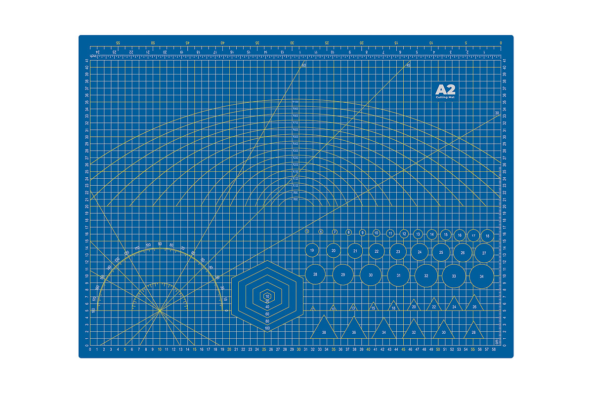 Digital Cutting Mats A2 A3 A4 Sizes, an Object Illustration by bnrcreativelab (Photo 3 of 5)
