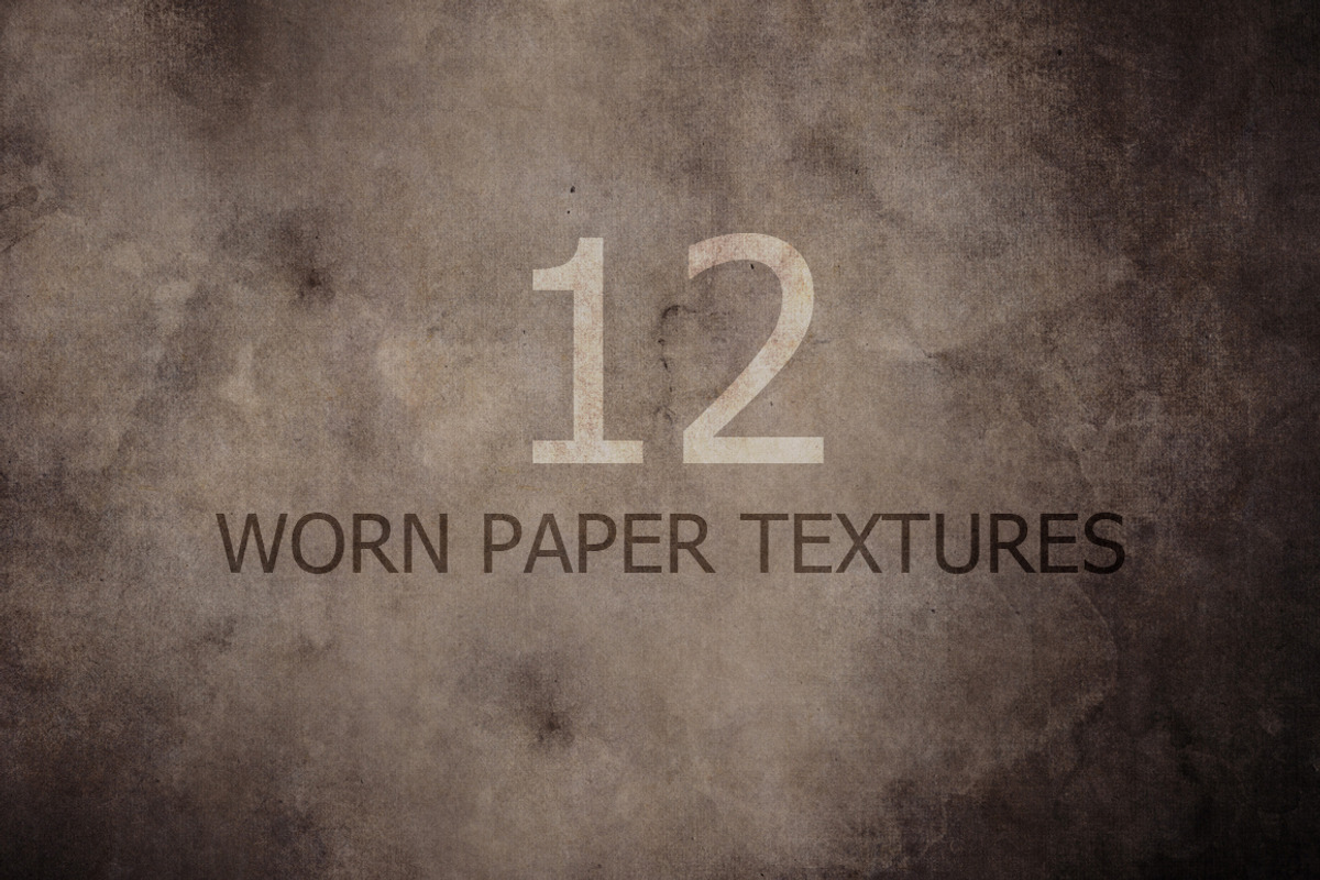 12 worn paper textures preview 4