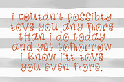 Heart Stash Font with Heart Doodles!, a Symbol Font by Affinity Grove (Thumbnail 2 of 8)