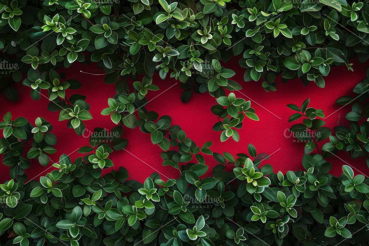 99 Frames of green leaves, a Nature Photo by Handmadefont (Photo 74 of 100)