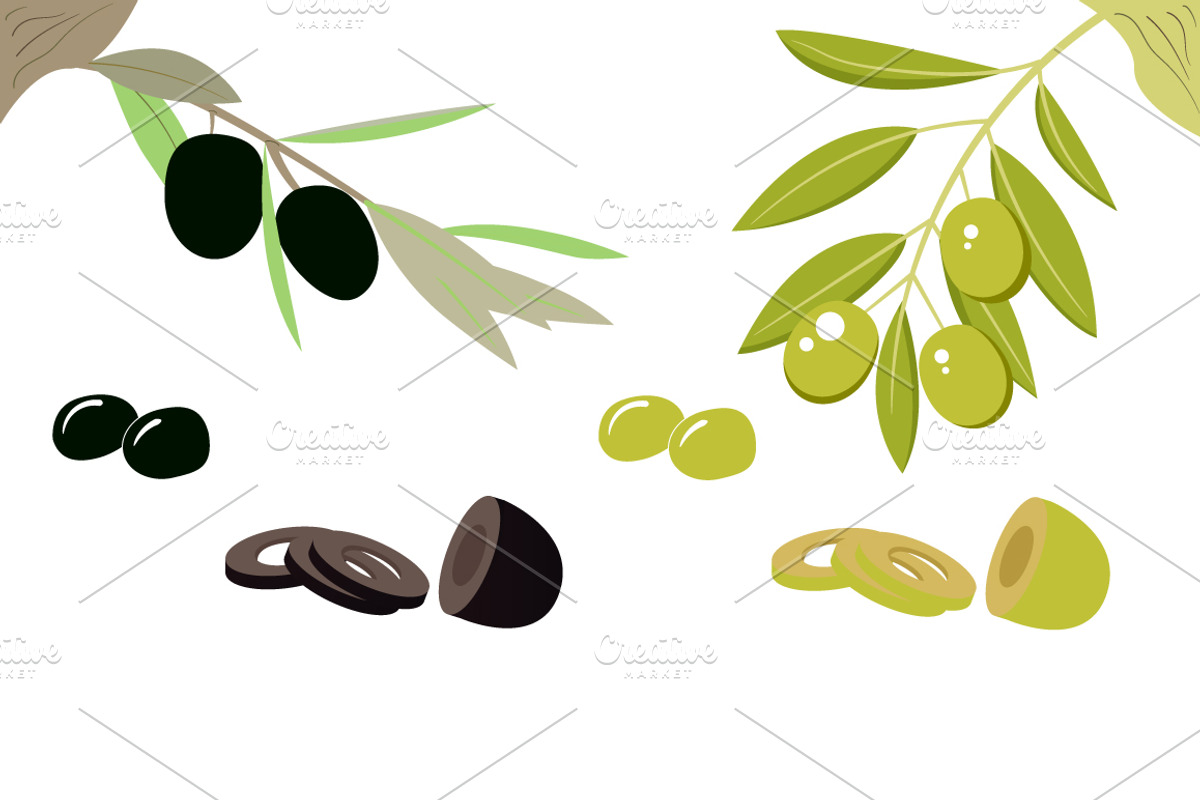 Fruits and vegetables (vector), an Object Graphic by pashigorov (Photo 4 of 8)