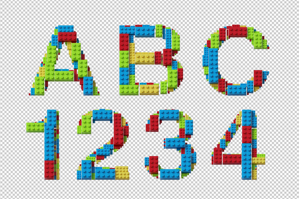 Lego Scatter Font, a Font by Handmadefont (Photo 9 of 9)
