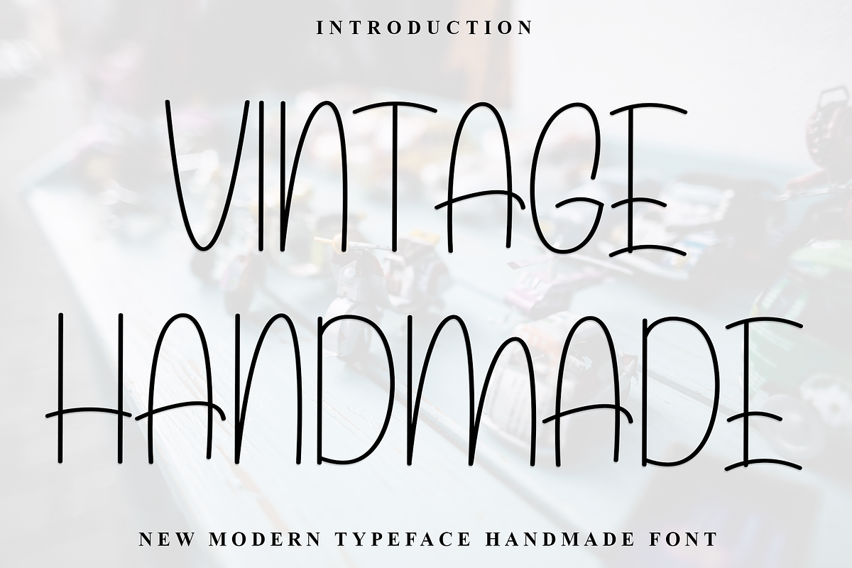 Vintage Handmade, a Serif Font by InermediaSTUDIO (Photo 1 of 8)