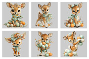 Whimsical Easter Deer Clipart, an Illustration by Black Bird Studio (Thumbnail 5 of 5)