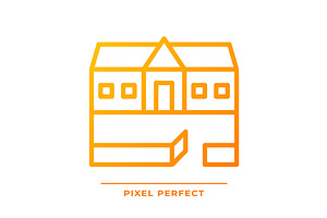 Ranch house pixel perfect gradient