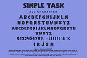 Simple Task, a Sans Serif Font by HATFSTUDIO (Thumbnail 8 of 8)