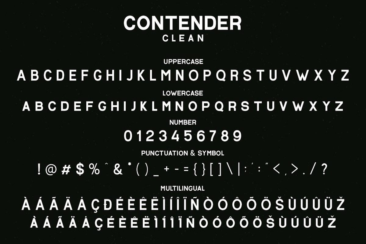VT Contender - Vintage Display Font, a Sans Serif Font by ViactionType (Photo 9 of 14)
