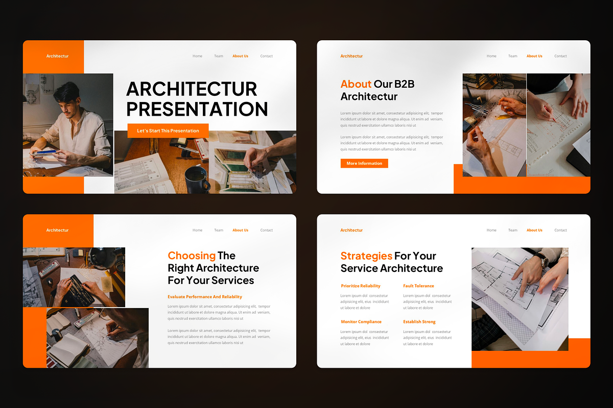 Architecture Presentation Powerpoint, a Presentation Template by SquidPixey (Photo 2 of 7)