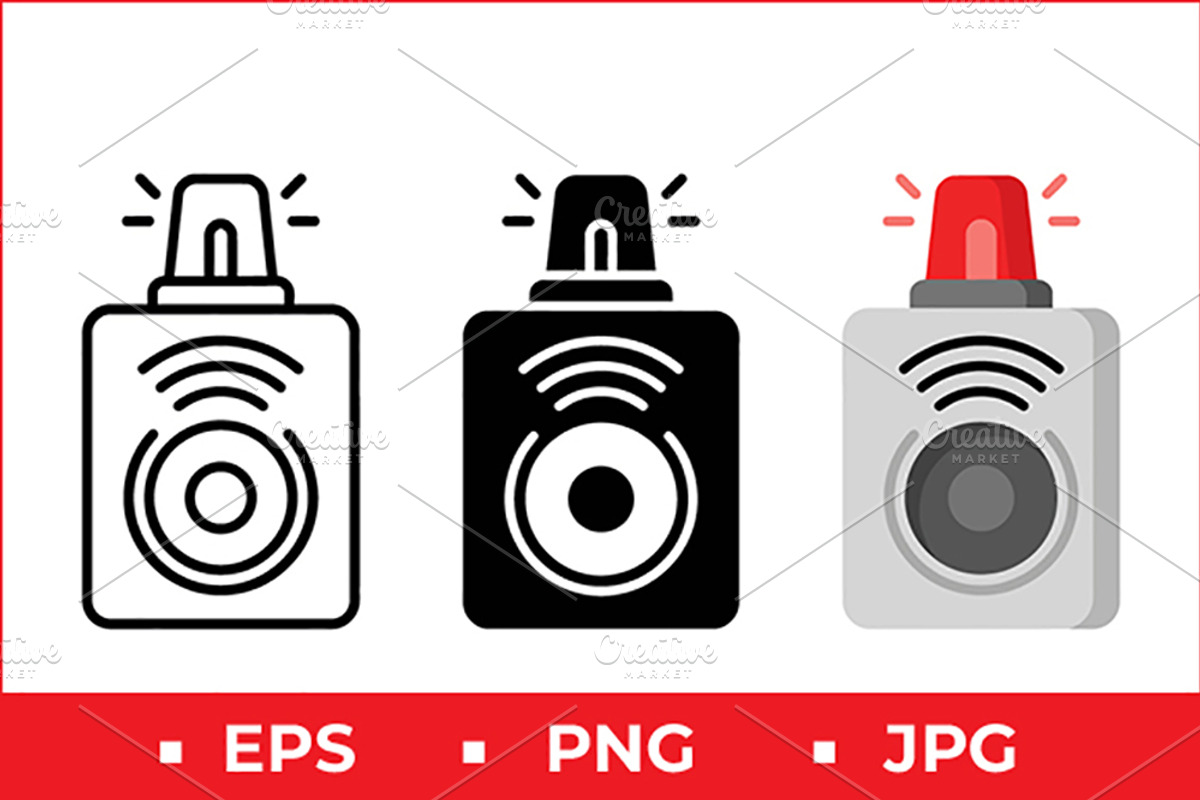 Alarm Siren Vector Design, a Solid Icon by Artonix (Photo 1 of 2)