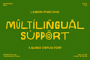 Lemon Pancake — Quirky Display, a Handwritten Font by Typehand Studio (Thumbnail 10 of 10)