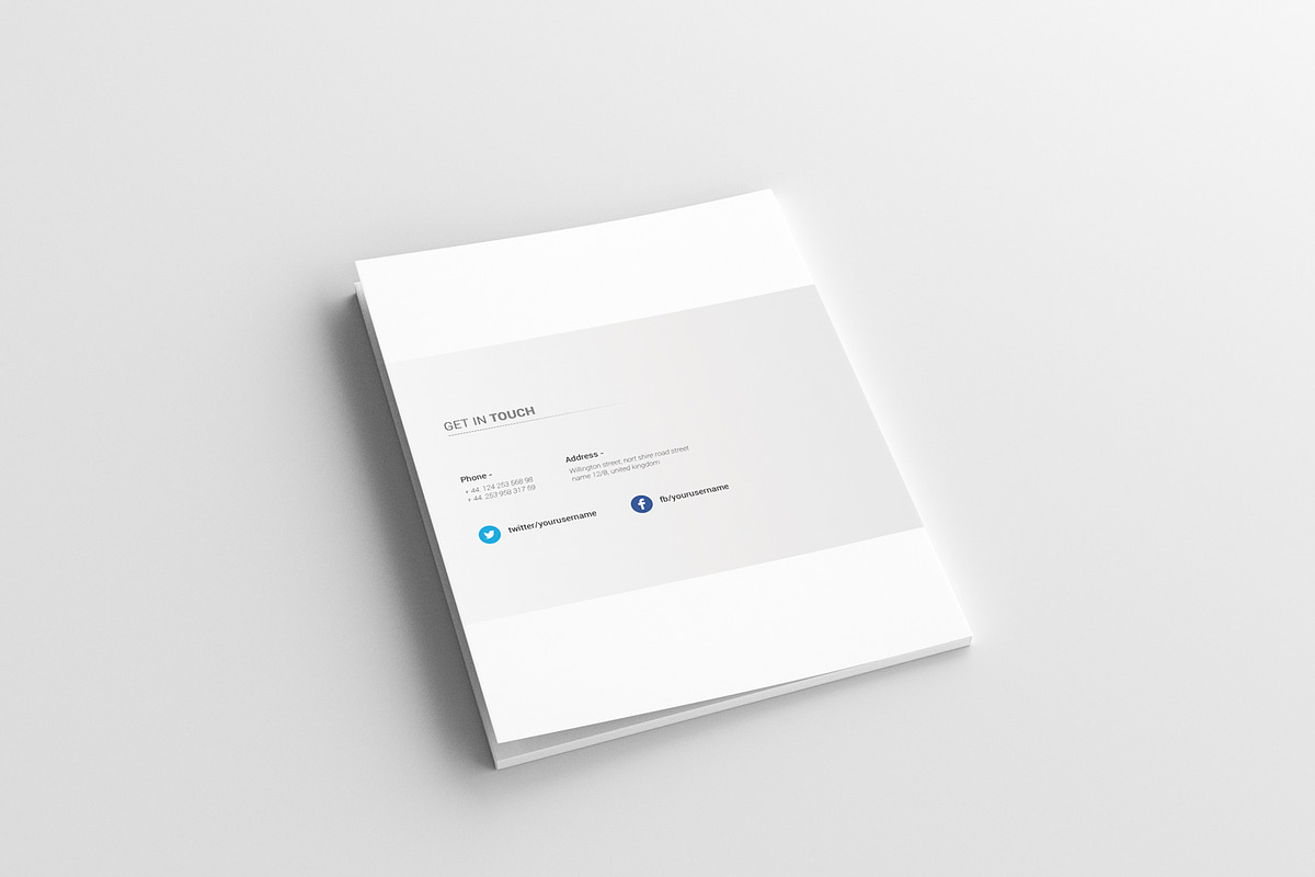 US Letter Magazine / Brochure Mockup, a Mockup by Toasin Studio (Photo 8 of 8)