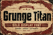 Grunge Titan, a Serif Font by Wow Magic (Thumbnail 4 of 5)