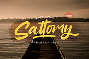 Sattomy - Handwritten Font, a Script Font by StringLabs (Thumbnail 1 of 13)