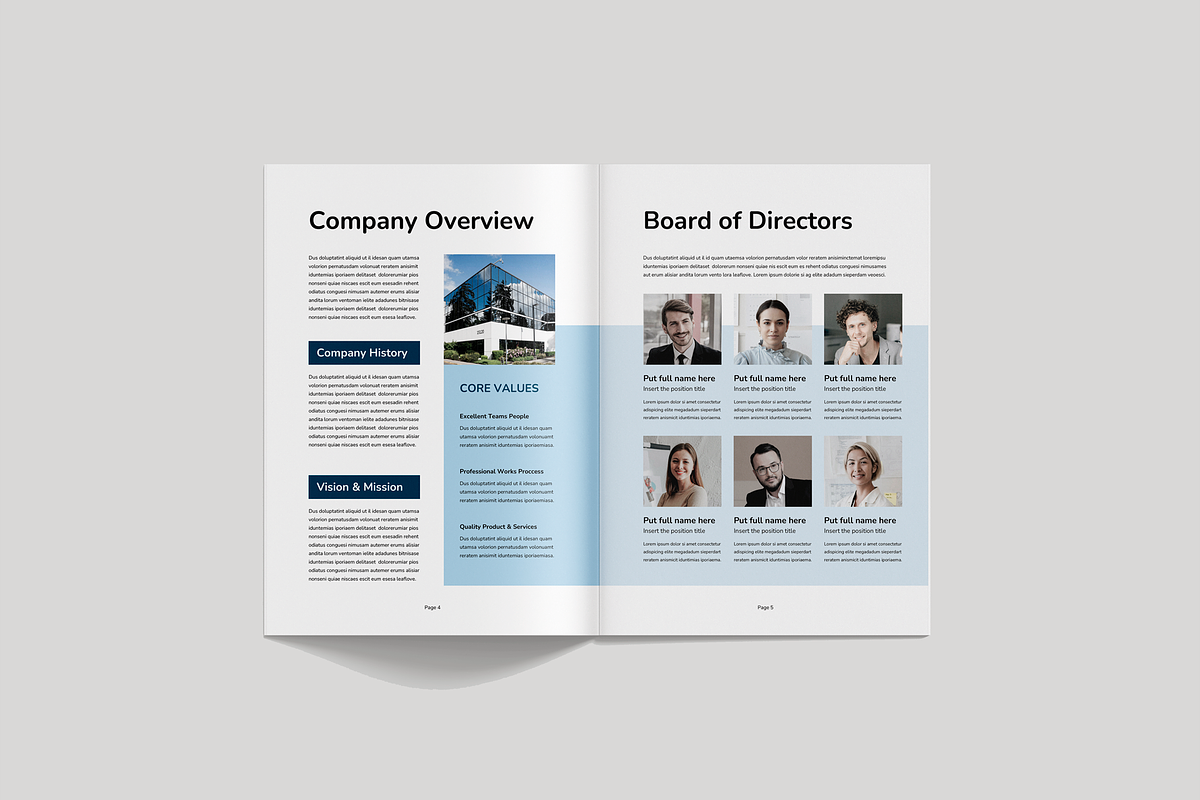 HR Employee Handbook, a Brochure Template by Leaflove (Photo 3 of 10)