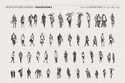 People Sketch Vector Bundle, an Education Illustration by TheMountBirdStudio (Thumbnail 6 of 9)
