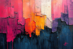 Vibrant abstract artwork featuring l, a Photo by Tanuart