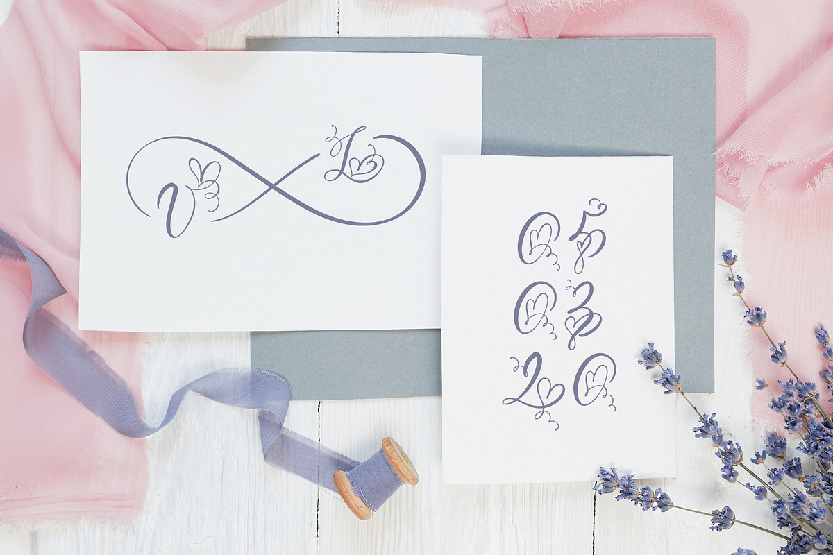 Initial Valentine Font preview 2