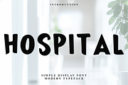 Hospital, a Script Font by InermediaSTUDIO (Thumbnail 1 of 6)