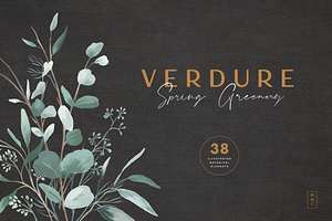 Verdure - Spring Greenery, an Illustration by Opal Creative