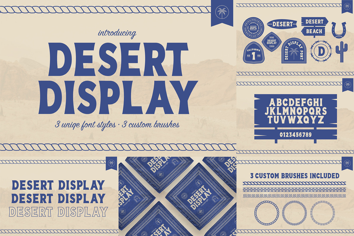 The Western Desert Font Bundle, a Font by NienowBrand (Photo 6 of 11)