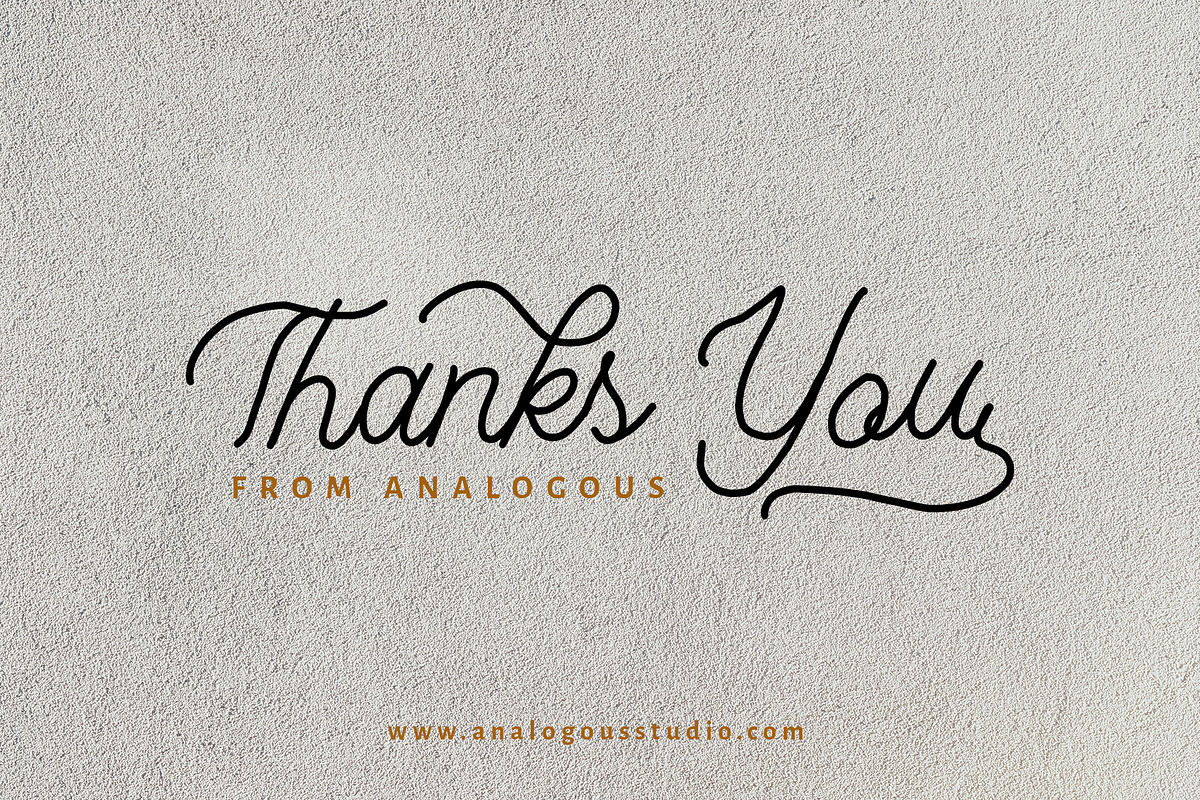 Nattalie Monoline Font, a Script Font by Analogous (Photo 13 of 13)